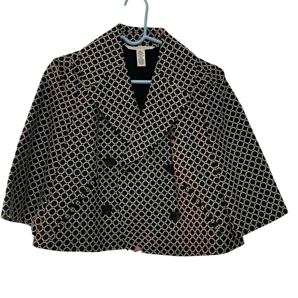 Diane vonFurstenberg short cape blazer